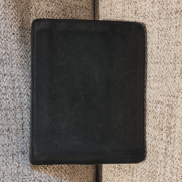 Louis Vuitton Wallet/Money Clip Black Bifold Used *CoA Included - Picture 1 of 13